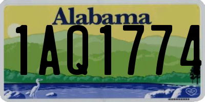 AL license plate 1AQ1774
