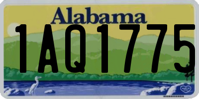 AL license plate 1AQ1775