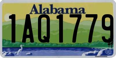 AL license plate 1AQ1779