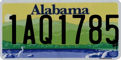 AL license plate 1AQ1785