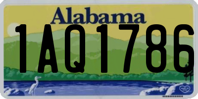 AL license plate 1AQ1786
