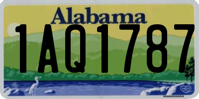 AL license plate 1AQ1787