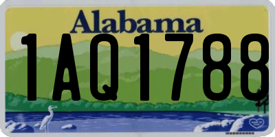 AL license plate 1AQ1788