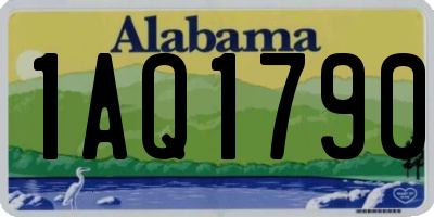 AL license plate 1AQ1790