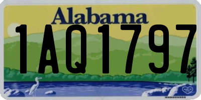 AL license plate 1AQ1797
