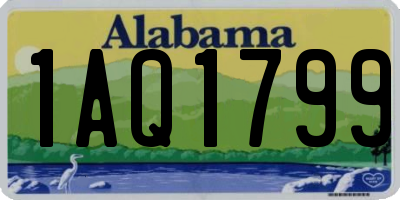 AL license plate 1AQ1799