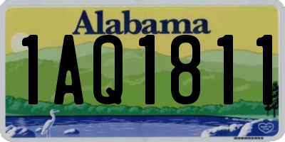 AL license plate 1AQ1811