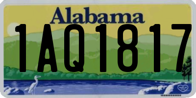AL license plate 1AQ1817