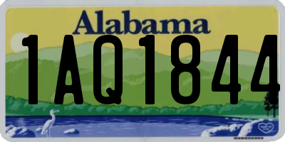 AL license plate 1AQ1844
