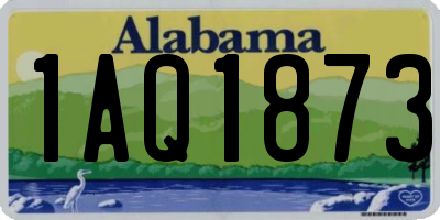 AL license plate 1AQ1873