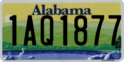 AL license plate 1AQ1877