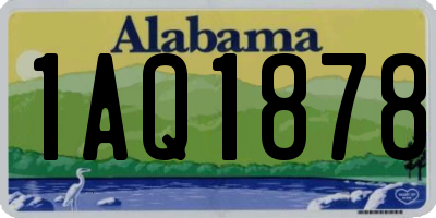 AL license plate 1AQ1878