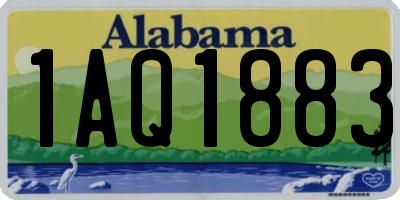AL license plate 1AQ1883