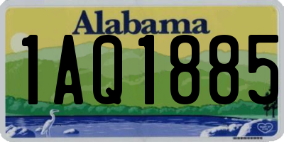 AL license plate 1AQ1885