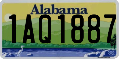 AL license plate 1AQ1887