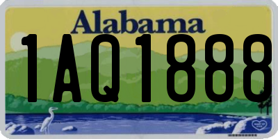 AL license plate 1AQ1888