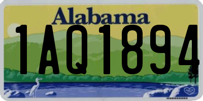 AL license plate 1AQ1894