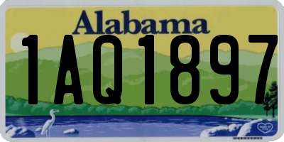 AL license plate 1AQ1897