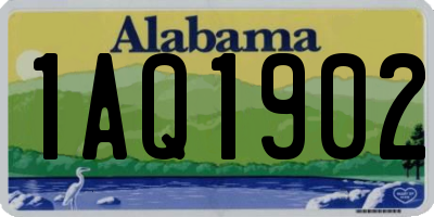 AL license plate 1AQ1902