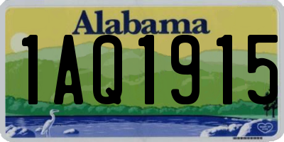 AL license plate 1AQ1915