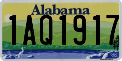 AL license plate 1AQ1917