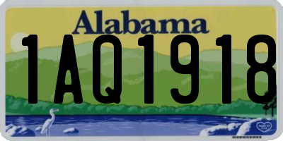AL license plate 1AQ1918