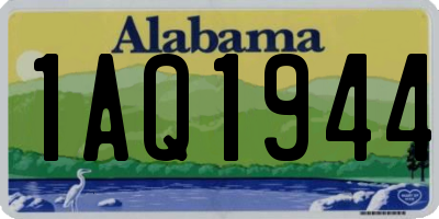 AL license plate 1AQ1944