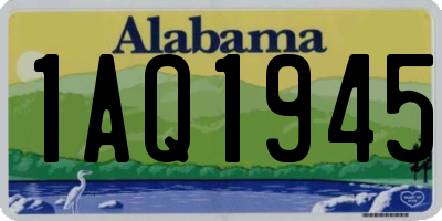 AL license plate 1AQ1945