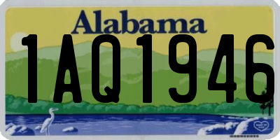 AL license plate 1AQ1946