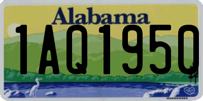 AL license plate 1AQ1950