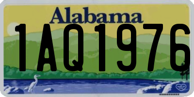 AL license plate 1AQ1976