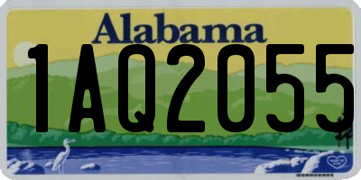 AL license plate 1AQ2055
