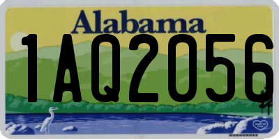 AL license plate 1AQ2056