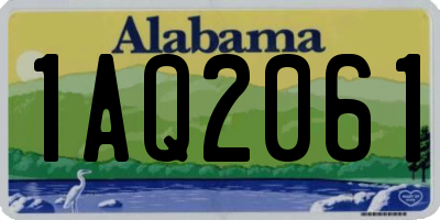 AL license plate 1AQ2061