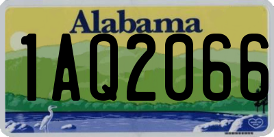 AL license plate 1AQ2066