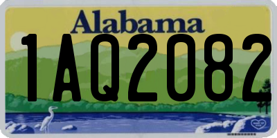 AL license plate 1AQ2082