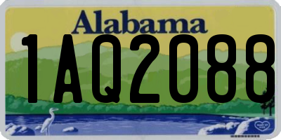 AL license plate 1AQ2088