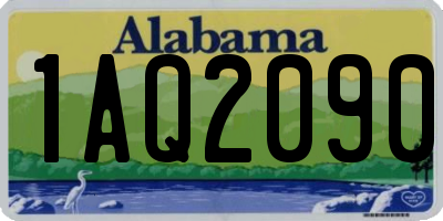 AL license plate 1AQ2090
