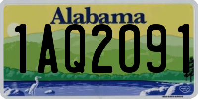AL license plate 1AQ2091