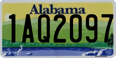 AL license plate 1AQ2097
