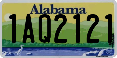AL license plate 1AQ2121