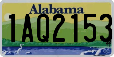 AL license plate 1AQ2153