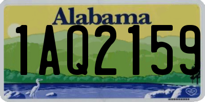 AL license plate 1AQ2159