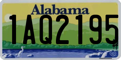 AL license plate 1AQ2195