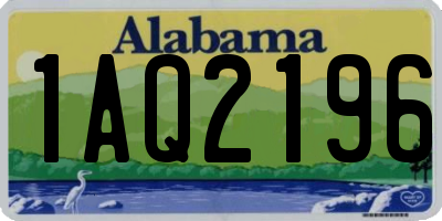 AL license plate 1AQ2196