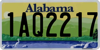 AL license plate 1AQ2217