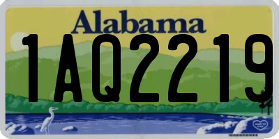 AL license plate 1AQ2219