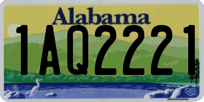 AL license plate 1AQ2221