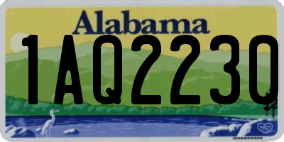 AL license plate 1AQ2230