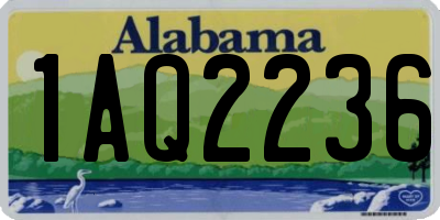 AL license plate 1AQ2236